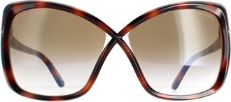 Tom Ford Fashion Blonde Havana Brown Gradient FT0943 Jasmin Sunglasses