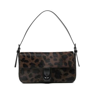 Staud Staud, Tassen, Dames, Bruin, ONE Size, Leer, Harlow Shoulder Bag