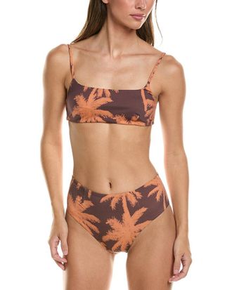 Maneb&igrave; Manebi 2pc Ribbed Bralette Bikini Set