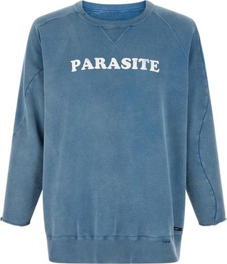 Undercover Graphic Crewneck Sweatshirt - Heren - Sweatshirts - Blauw - XL - Katoen - Hoodies & sweatvesten