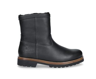 Panama Jack Mens Fedro Igloo Biker Boots, Black, 9 UK