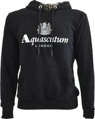 Aquascutum Uomo, Felpe, Nero, L, new
