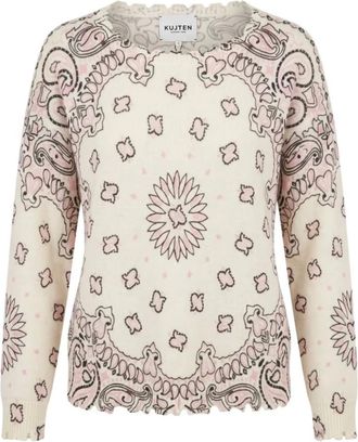 Kujten Kujten, Truien & Vesten, Dames, Veelkleurig, L, Round-neck Truien
