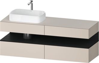 Duravit Qatego Consola Mueble Bajo Lavabo, 2 Extensiones, 2 - Duravit