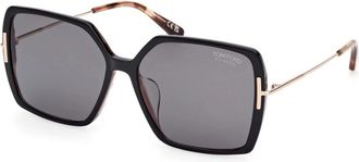 Tom Ford Ft 1039 05D Zonnebrillen - Dames - Zonnebrillen - Zwart - 59 MM - Accessoires