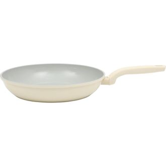 Gibson Home Barnsdall 12 Inch Nonstick Aluminum Frying Pan in White at Nordstrom