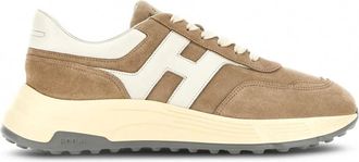 Hogan Hyperlight Sneakers - Heren - Sneakers - Bruin - 43 1/2 EU - Leer - Schoenen