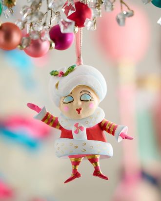 Glitterville Mini Madame Noel Ornament