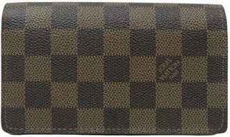Louis Vuitton Pre-owned Wallets, male, Brown, Size: ONE SIZE Pre-owned Damier PVC Short Wallet