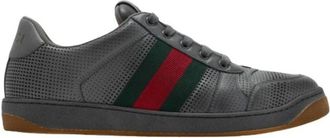 Gucci Heren, Schoenen, Grijs, Maat: 41 EU Leer