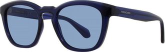 Ferragamo Ferragamo Unisex 50 mm Transparent Blue Sunglasses
