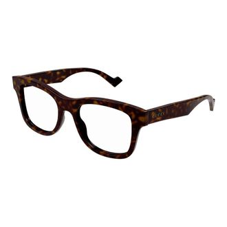 Gucci Gg1332O Eyeglasses - male - Gucci - Glasses - Brown - 54 MM - Accessories