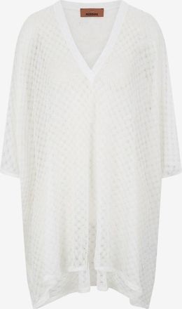 Missoni Weiter Strand-&Uuml;berwurf aus Lurex-Lochstrick