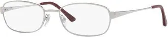 Sferoflex 55mm Irregular optical glasses in Silver at Nordstrom