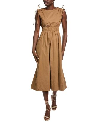 Kenneth Cole Ruched Cutout Waist Dress
