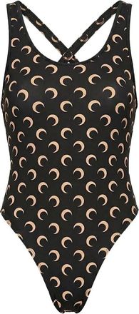 Marine Serre Moon Printed Jersey Swimwear One Piece