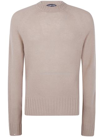 Tom Ford Sweater Seamless Brushed Cashmere Ls Crew Neck