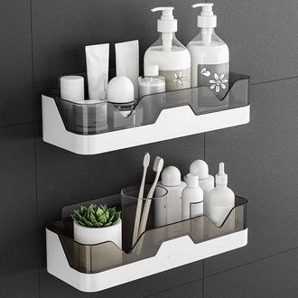 OEM Estante De Ba&ntilde;o De 2 Piezas, Estante De Ducha, Estante De Pared, Estante De Pared, Estante De Almacenamiento Para Debajo Del Fregadero