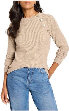 Nic+Zoe Soft Thermal Button Top Womens Clothing Walnut : 2XL (US 20-22), Nylon/Polyester/Rayon