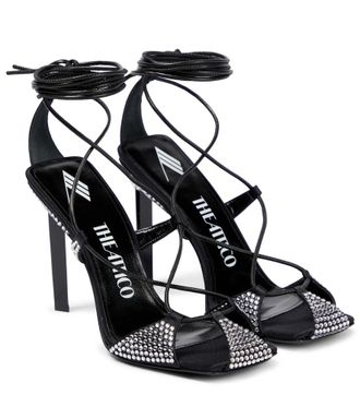 The Attico Adele embellished sandals