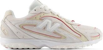 New Balance Unisex 204L en Blanco/Beige/Rosa, Cuero, Talla 37.5