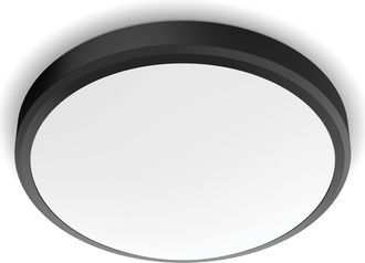 Philips Doris Cl257 Ec Rd L&aacute;mpara De Techo Negra 31 Cm