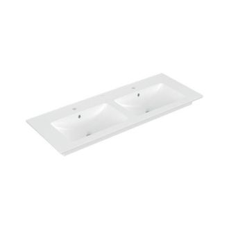 Villeroy & Boch V&b Schrank-doppelwaschtisch Venticello 1300x500mm. Mit &Uuml;berlauf Stone White C+