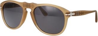 Persol 649 - Original - Heren - Zonnebrillen - Beige - 54 MM - Accessoires