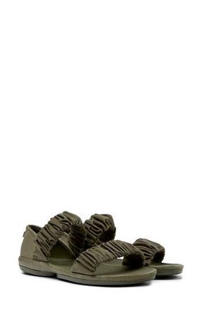 Camper Right Nina Ballet Flat in Medium Olive Green at Nordstrom Rack, Size 37