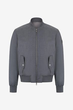 Moncler Wendbare Bomberjacke aus Wolle und Nylon Aver