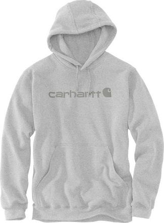 Carhartt Work in Progress Signature Logo Sweatshirt Hoodie f&uuml;r Herren | grau