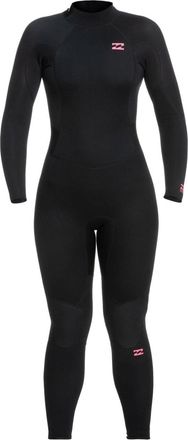 Billabong Neoprenanzug BILLABONG 4/3mm Launch, Damen, Gr. XS-S/163-168cm & 47-57kg, schwarz (antique schwarz), 80% Neopren 20% Nylon, Sportanz&uuml;ge Neoprenanzug