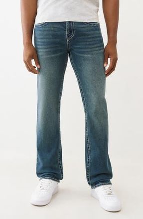 True Religion Ricky Big T Straight Leg Jeans in Medium Toasted Cinnamon Wash at Nordstrom Rack, Size 3134