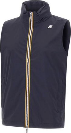 K-Way Jassen, Heren, Blauw, S, Katoen, Valen Vest