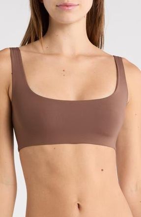 Florence By Mills Soft Flex Square Neck Bralette in Chestnut at Nordstrom Rack, Size Xx-Small