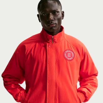 Nike Mens Court Heritage Tennis Jacket in Red | HQ1744-673