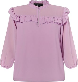 Faina Blouse met ruches Dames lila