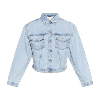 Entire studios Denim Jackets, male, Blue, Size: XL Shrunken Denim Jacket