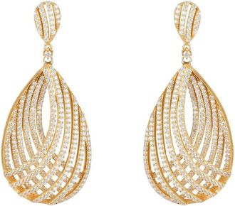 Latelita London Vortex Teardrop Earring Gold