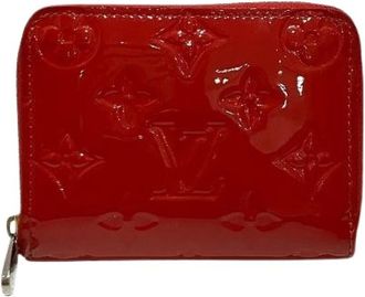 Louis Vuitton Pre-owned Wallets, female, Red, Size: ONE SIZE Pre-owned Canvas wallets