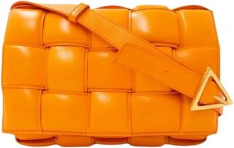 Bottega Veneta Pre-owned Vintage leren schoudertas - Dames - Vintage Schoudertas - Oranje - ONE Size - Leer - Vintage