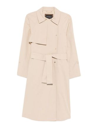 Emporio Armani Cotton Blend Trench Coat