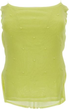 Jacquemus Draped Tank - Dames - Tops zonder mouwen - Groen - M - Tops