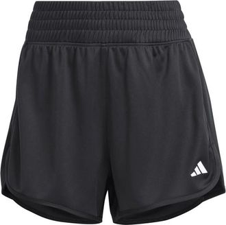 adidas Pacer Knit High Shorts f&uuml;r Damen | grau/schwarz