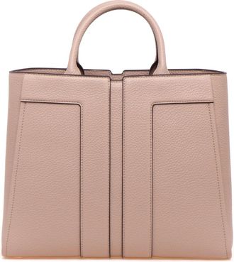 Elisabetta Franchi Grote Shopper - Dames - Shoppers - Beige - ONE Size - Leer - Tassen