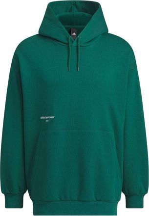 adidas Small Logo Hoodie Asia Sizing Collegiate Green IZ1605