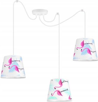 OEM L&aacute;mpara De Techo Infantil Colgante Loft, Pantalla Ara&ntilde;a