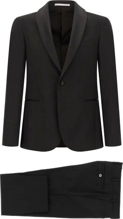 Pal Zileri shawl-collar suit - men - Wool - 56 - Black