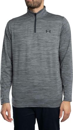 Under Armour Mens Matchplay 1/4 Zip Sweatshirt, Steel/Anthracite, XXL