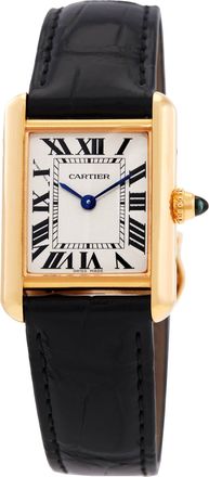 Cartier Tank Louis Quartz Silver Dial Watch WGTA0342